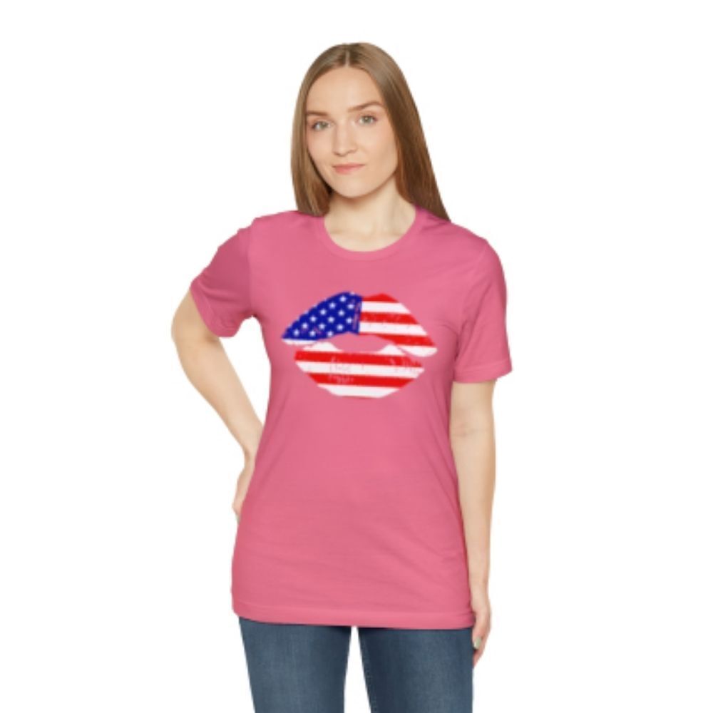 USA Pride Lips: Patriotic Colors Shirt